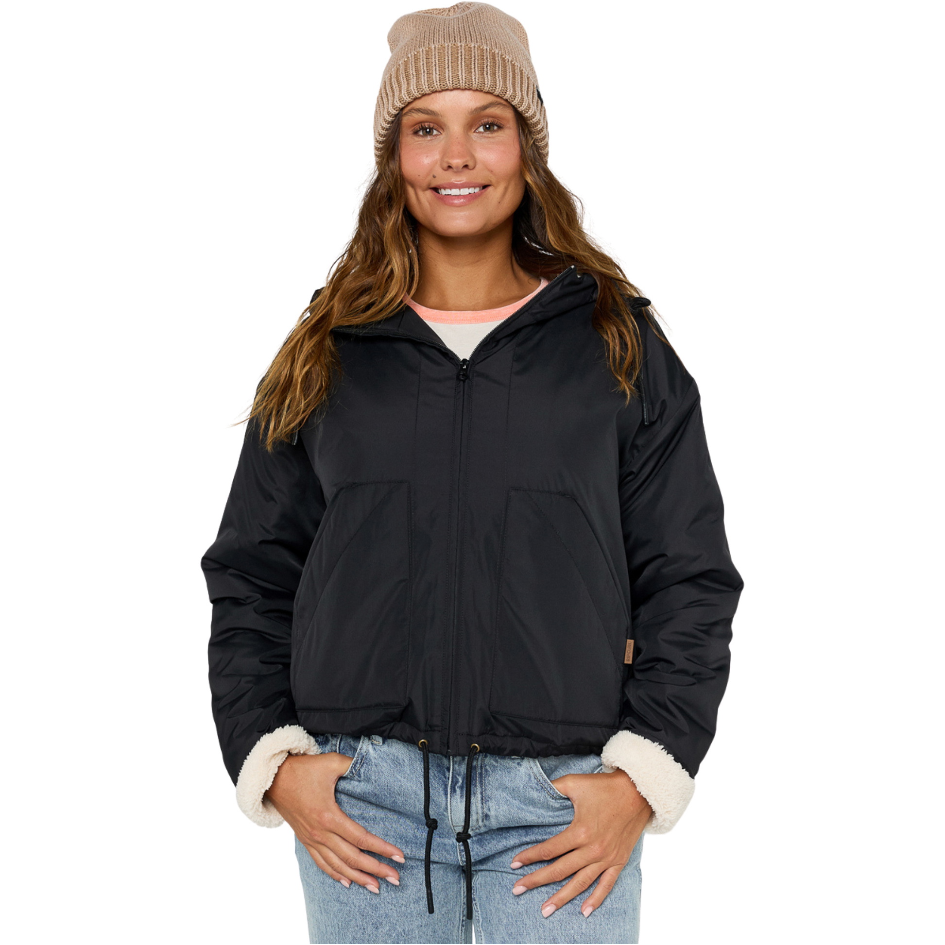 2025 Rip Curl Dame Keepsakes Bomber 03CWJA - Washed Black